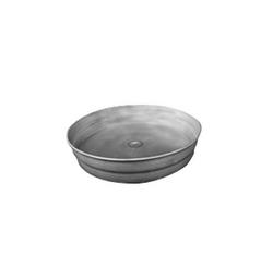 4 in. Galvanized Spun Plug Tee Cap