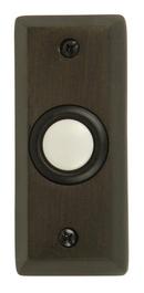 Lighted Surface Mount Push Doorbell Button in Bronze