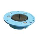 Jones Stephens Blue Closet Flange with Cast Iron Test Cap