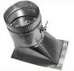 12 in. Duct Round Takeoff Galvanized Steel in Round Duct