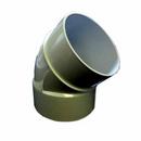 GPK Slip x Hub Solvent Weld Heavy Wall Straight and Street DR 26 PVC 45 Degree Elbow 