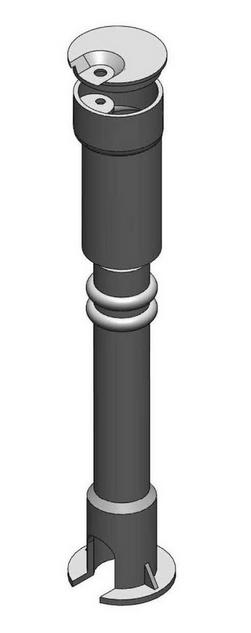 54 in. Bottom Cover Curb Box Assembly