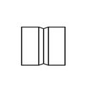 GPK Hub Socket Weld SDR 26 PVC Heavy Wall Sewer Coupling 