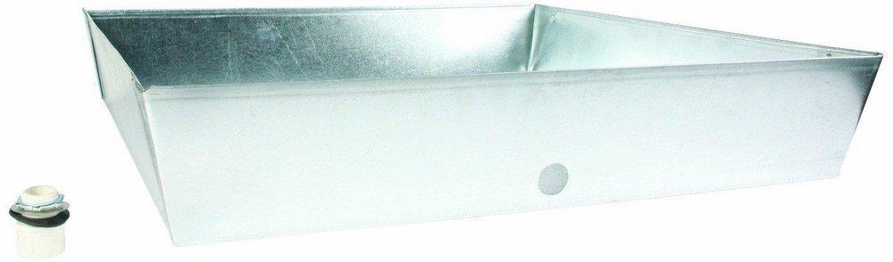 Accurate Metal Products Metal Water Heater Pan with 3/4 in. Bottom Drain 