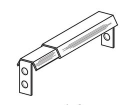 19 in. Galvanized Steel Bracket