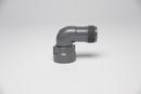 1 in. MIPT x Swivel Nut Schedule 40 PVC 90 Degree Manifold Elbow in Grey