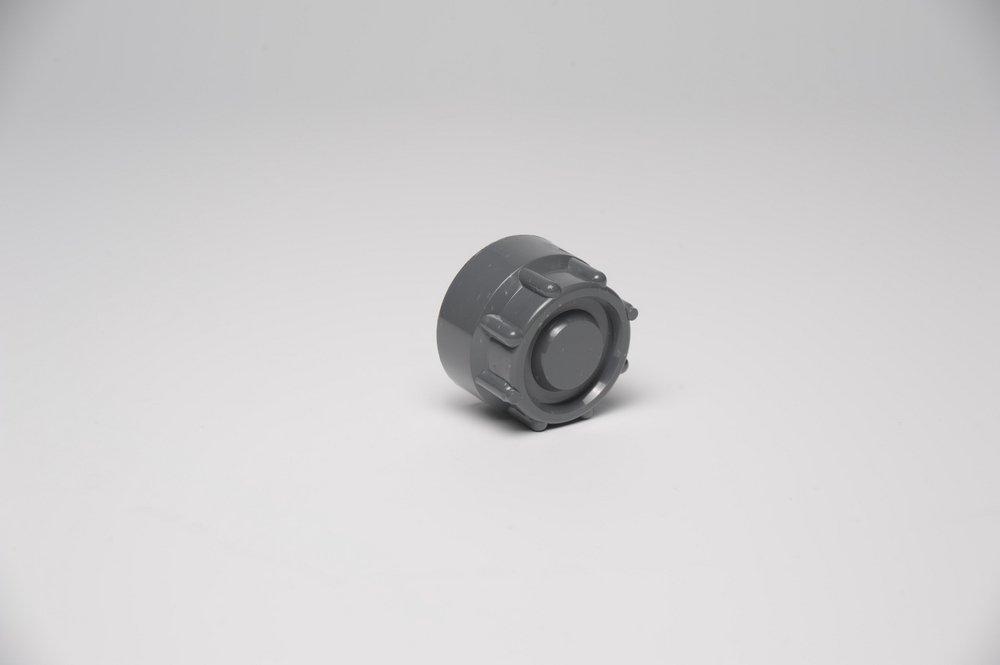 Grey FPT Schedule 40 PVC Manifold Cap 
