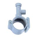 NDS Grey Hot/Wet Tap PVC Saddle for 3/4 in. and 1 in. PVC Pipes Service Lines 