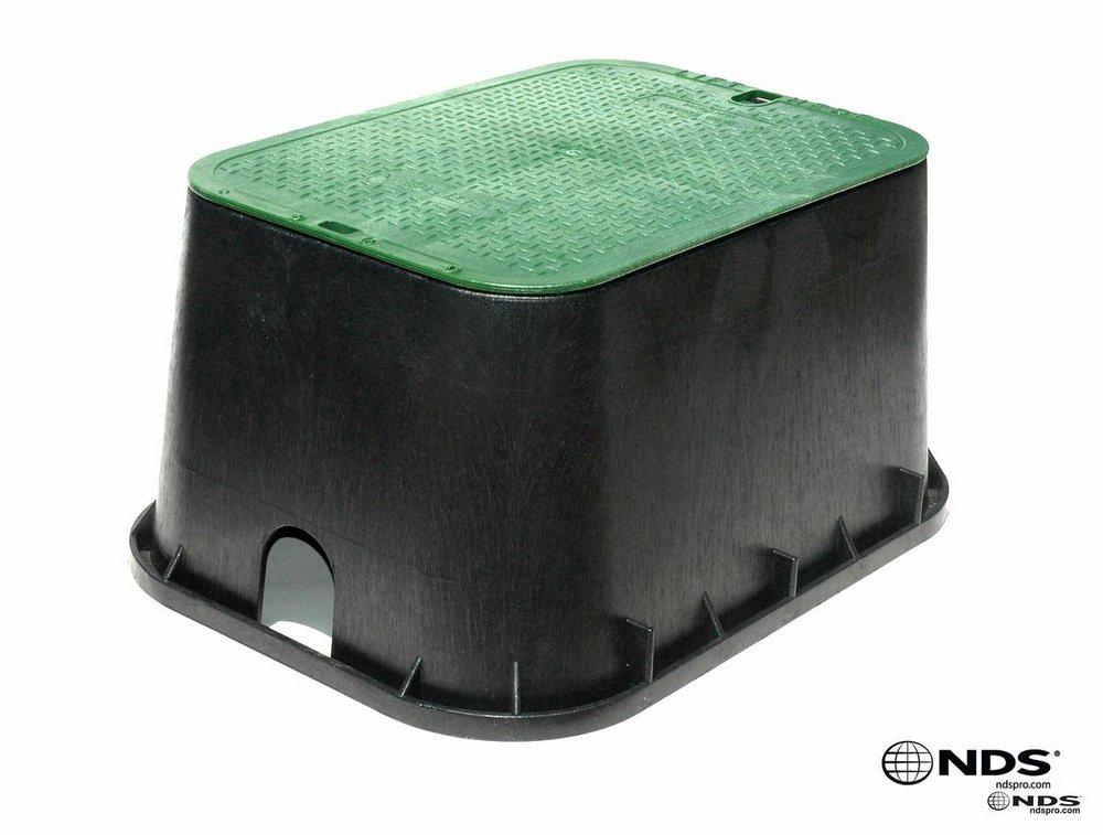 NDS Green 20 in. Jumbo Open Left Cover Sewer in Green 