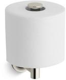 KOHLER Vibrant&reg; Polished Nickel Wall Mount Toilet Tissue Holder 