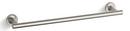 KOHLER Vibrant&reg; Brushed Nickel 18 in. Towel Bar 
