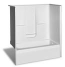 Aker by MAAX White 72 x 37-1/2 in. Tub & Shower Unit 