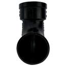 Black Hub x Spigot Service Cast Iron 1/4 Bend 