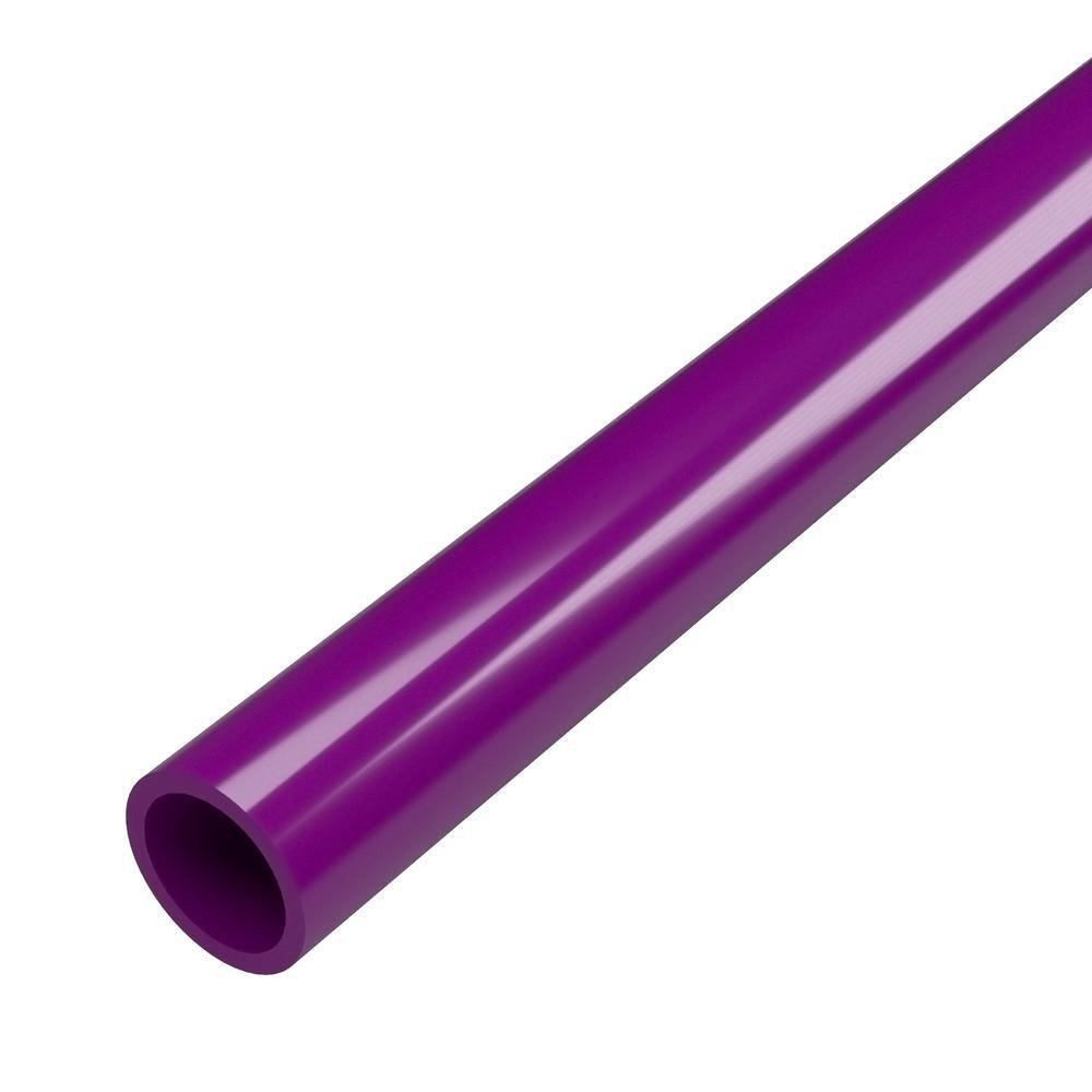 Purple 20 ft. Schedule 40 Plastic Pressure Pipe 