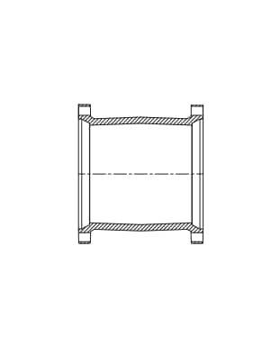 Tyler Union Mechanical Joint Ductile Iron C110 Long Sleeve (Less Accessories) 