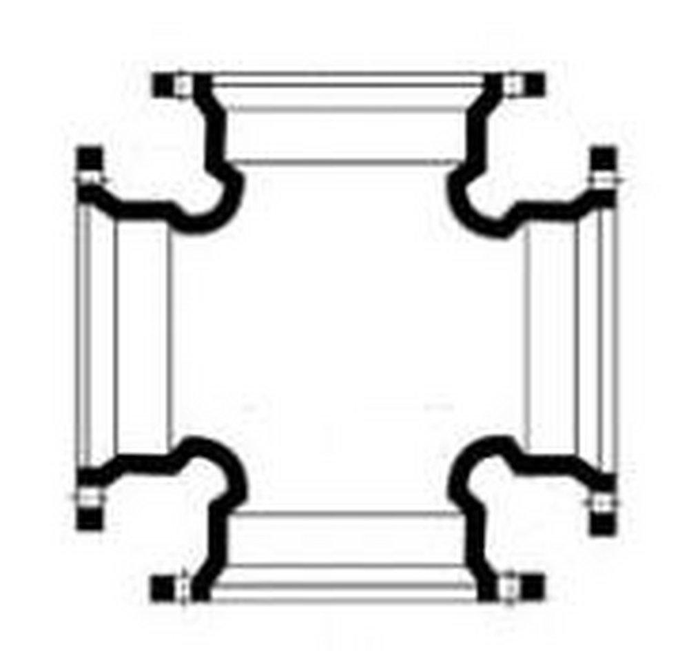 Mechanical Joint Ductile Iron C153 Short Body Cross (Less Accessories) 
