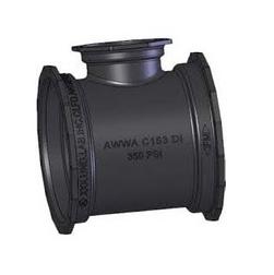 6 in. Mechanical Joint Ductile Iron C110 Full Body Tee with Protecto P-401 Lined