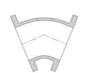 Tyler Union Flanged Global Ductile Iron 45 Degree Bend 
