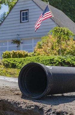 8 in. Ductile Iron Pipe with Protecto P-401 Lined