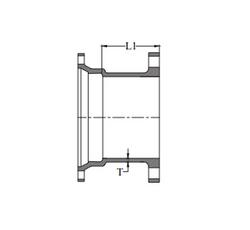 6 in. Mechanical Joint x Flanged Ductile Iron Adapter