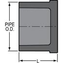 Grey Spigot Schedule 80 PVC Plug 