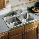 4 Hole Stainless Steel Double Bowl Kitchen Sink  Stainless Steel