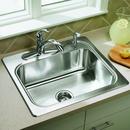 25 X 22 4 Hole Single Band Stainless Steel SINK BLDR Pack