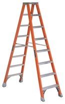 8 ft. x 25-9/16 in. 300 lbs. Fiberglass Double Step Ladder