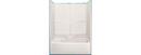 Fiber-Fab White 59-5/8 x 32 in. Gelcoat Right Hand Tub and Shower 