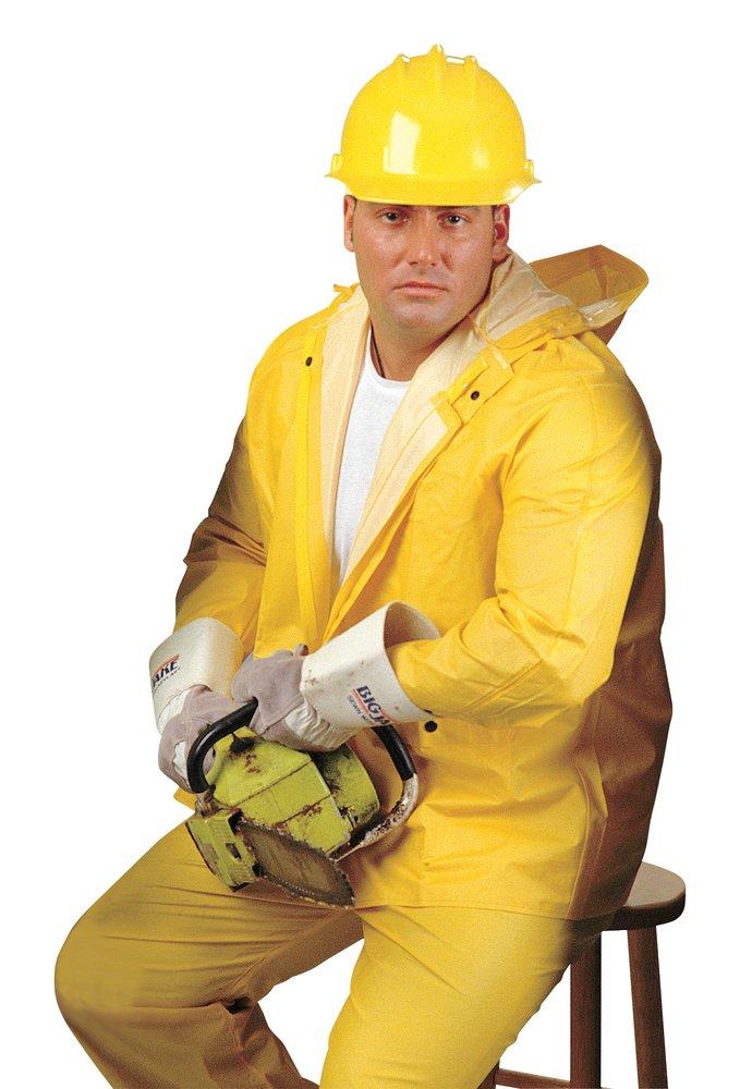 MCR Safety Yellow 3-Piece .35MM PVC Rainsuit 