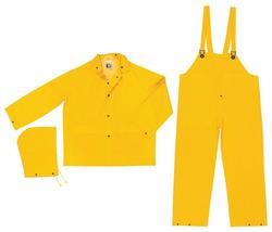 Yellow 3-Piece Rainsuit Large