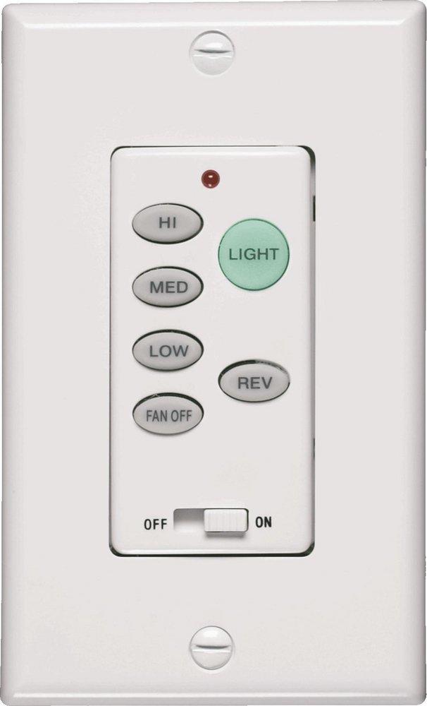 Quorum International White 2-Wire Wall Control with Reversible Function 