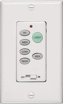 Quorum International White 2-Wire Wall Control with Reversible Function 