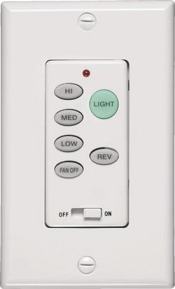 2-Wire Wall Control with Reversible Function in White