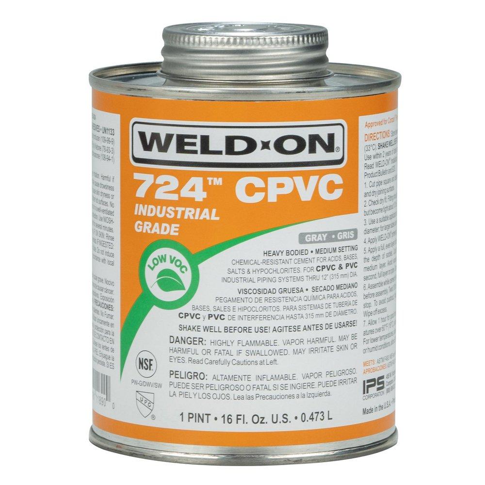 Weld-On&reg; Regular Set Plastic Grey Pipe Cement 