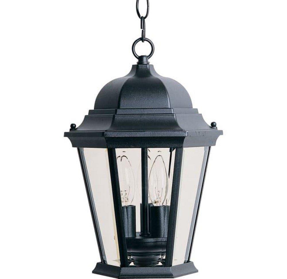 Maxim Lighting&reg; Black 3-Light Outdoor Hanging Lantern 