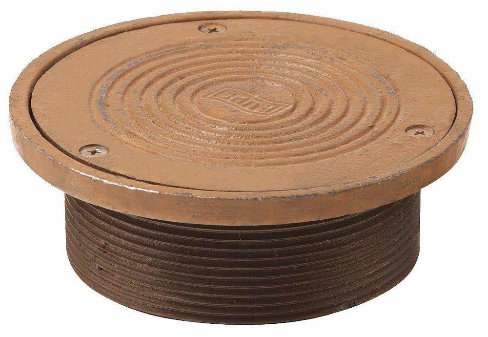 Brooks Products 3-1/4 in. Cast Iron Cleanout Cover 