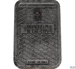 1-1/4 x 5-1/2 x 9-1/4 in. Cast Iron Water Meter Lid