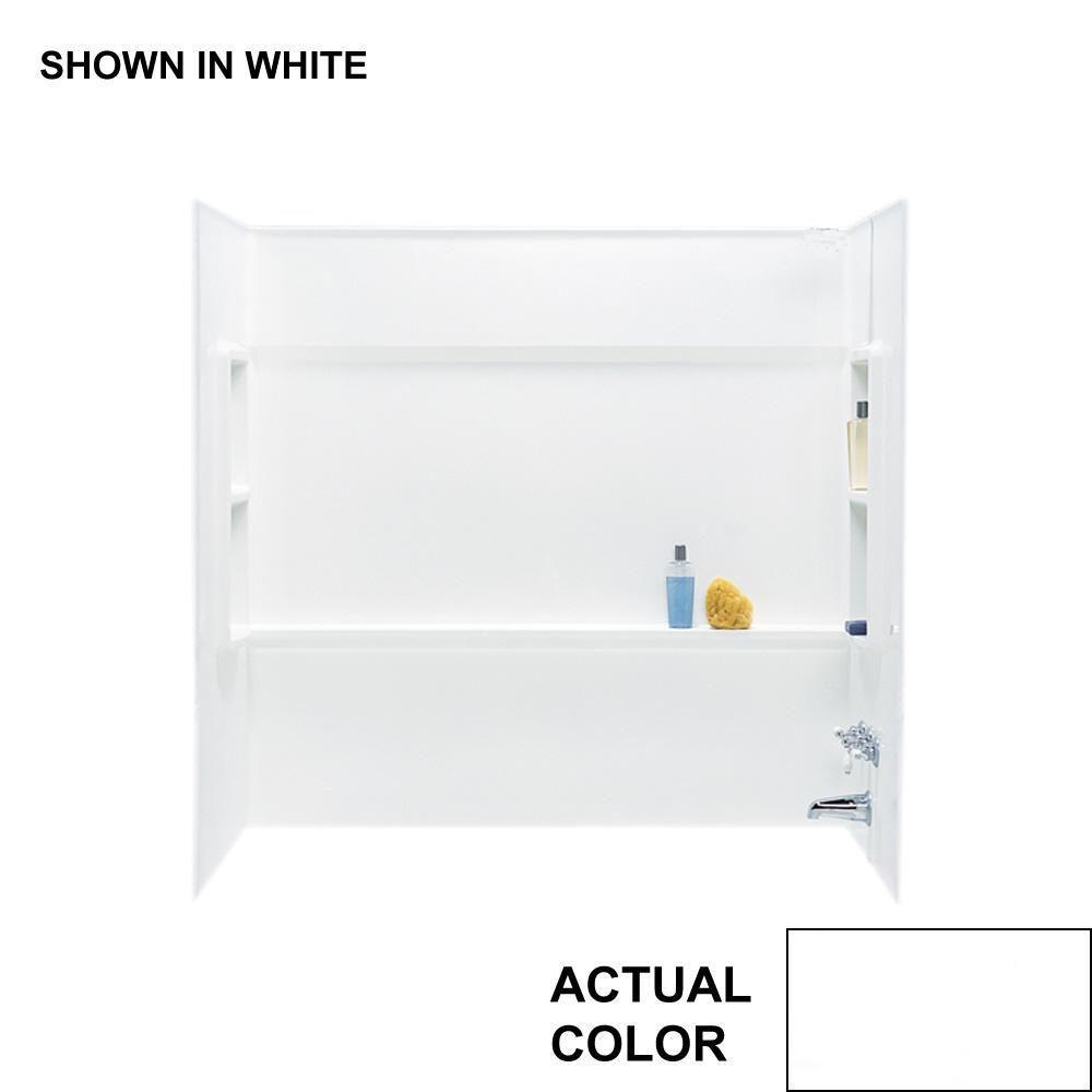 Swan Corporation White 30 x 60 in. Bath Wall Kit 