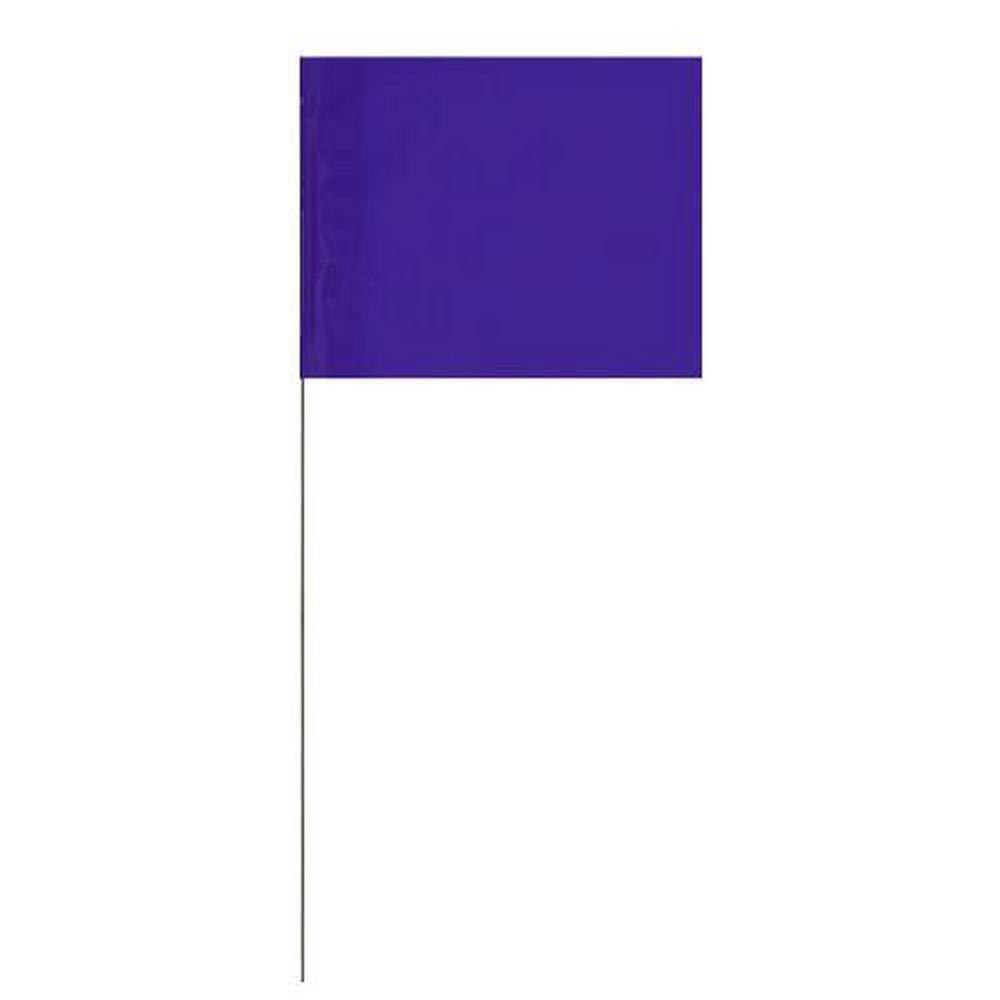 Pro-Pak Industries Purple Marking Wire Flag 