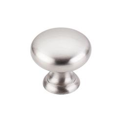 1-1/4 in. Round Knob in Brushed Nickel