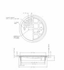 24 x 6 in. Single Handle Manhole Ring and Cover for Sewer