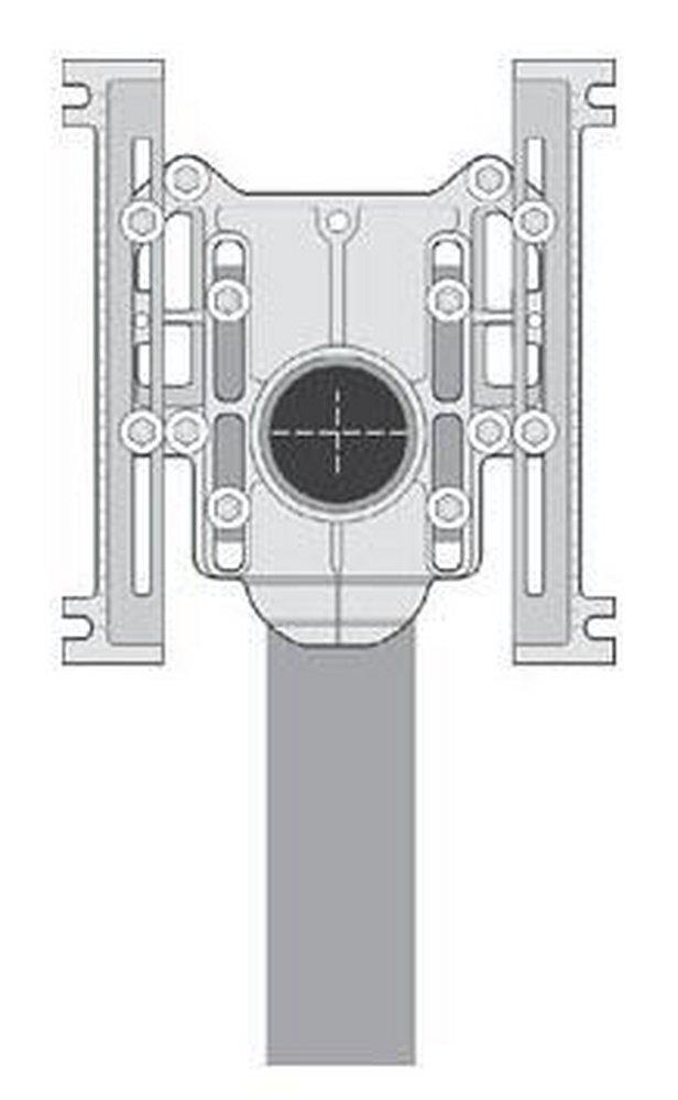 Mifab No-Hub Single Adjustable Siphon Jet and Blowout Water Closet Carrier 