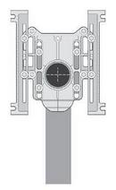 Mifab No-Hub Single Adjustable Siphon Jet and Blowout Water Closet Carrier 