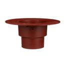6 in. No-Hub Cast Iron Body Large Sump with Trap Primer Tapping