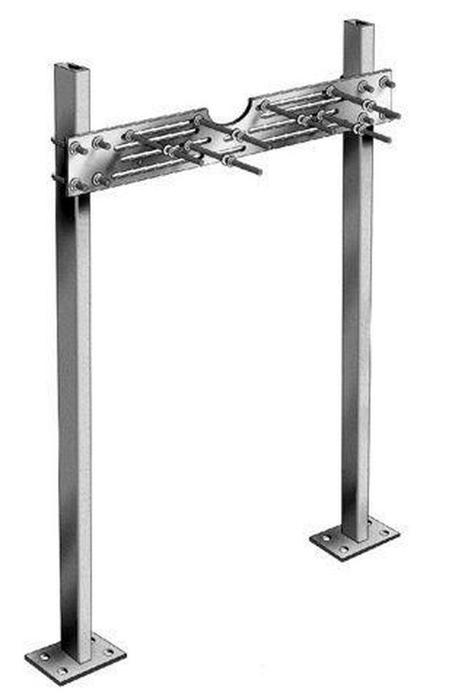 Mifab Single Hanger Carrier Plate with 2-Uprights 