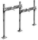 Mifab Single Hanger Carrier Plate with 3-Uprights 