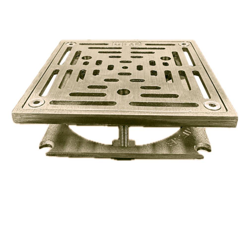 Mifab Nickel Bronze Standard Reinforced Square Strainer 
