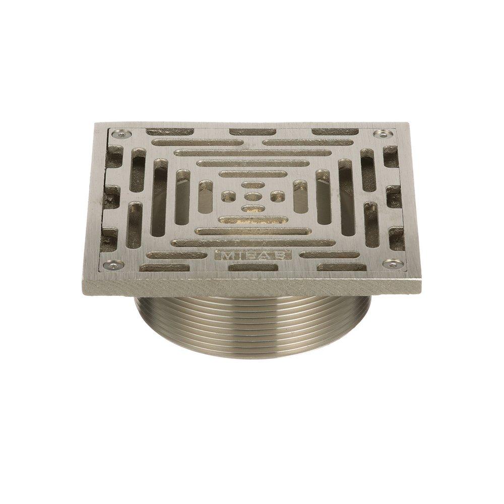 Mifab Nickel Bronze Standard Reinforced Square Strainer 
