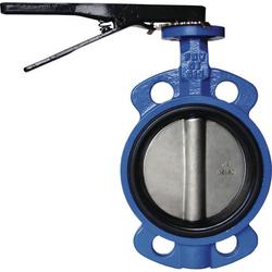 6 in. Cast Iron EPDM Lever Operated Wafer Butterfly Valve